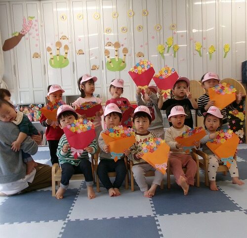 お別れ会おめでとう！（パンダルーム）