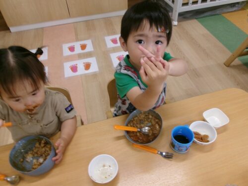 毎日の給食（パンダルーム）