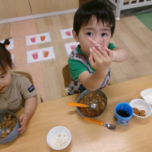 毎日の給食（パンダルーム）